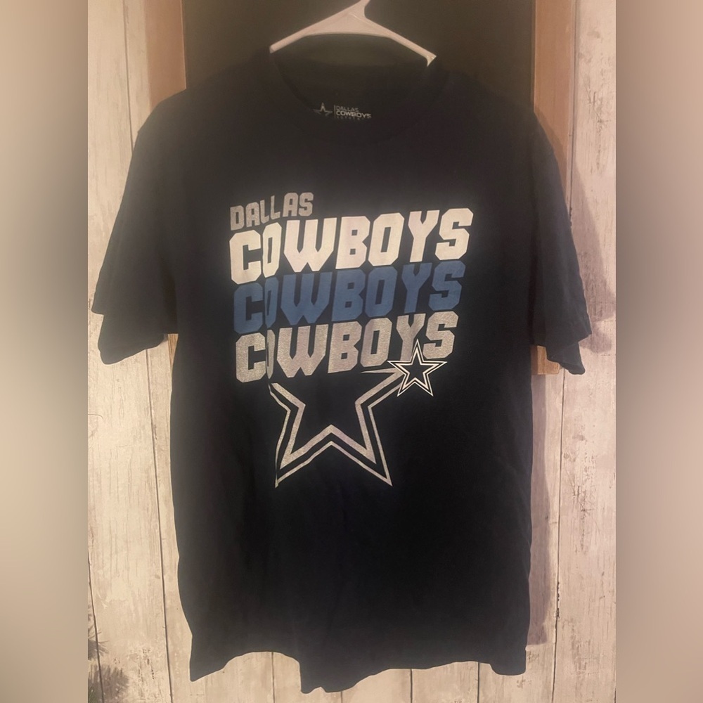 Dallas Cowboys Authentic Navy  2014 Schedule Mens Medium T Shirt